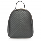 Rucsac dama din piele naturala DiAmanti Tommaso Grigio Scuro